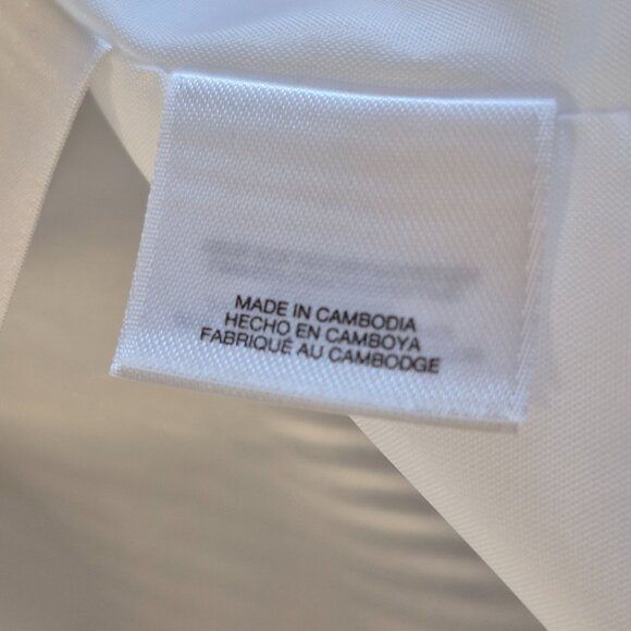 Anne Klein Women’s Blazer Size S Blue White Pinstripe 98% Cotton Single Button - Picture 14 of 15